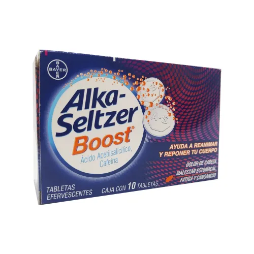 ALKA SELTZER BOOST 1.25/0.001/0.5/0.065 G 10 Tableta(s)