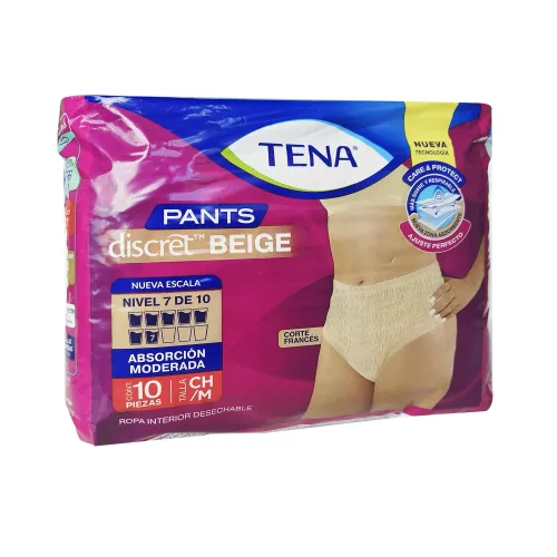 TENA PANTS DISCRET BEIGE CHI/M