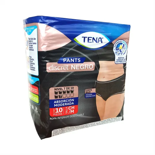 TENA PANTS DISCRET NEGRO