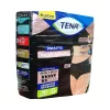 TENA PANTS DISCRET NEGRO GRANDE 10 Piezas miniatura 1