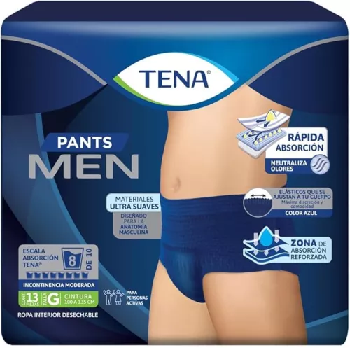 TENA PANTS MEN G 13 PZS