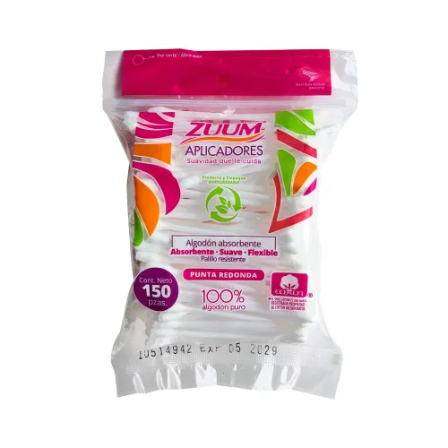 APLICADORES ZUUM - 150 Pieza