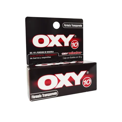 OXY 10 TRANSPARENTE 10% 30 Gramos