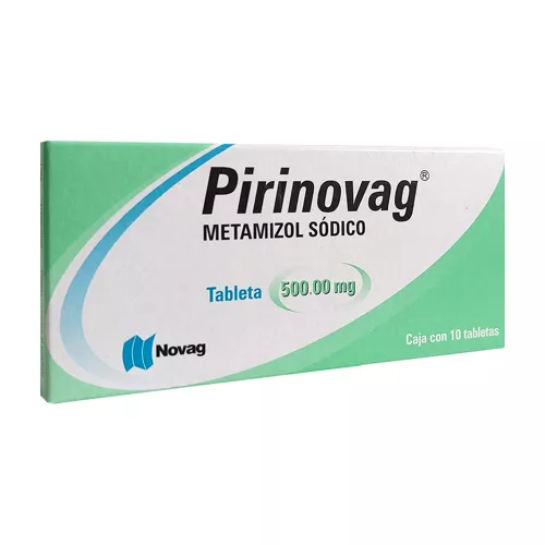 PIRINOVAG 500 mg 10 Tabletas