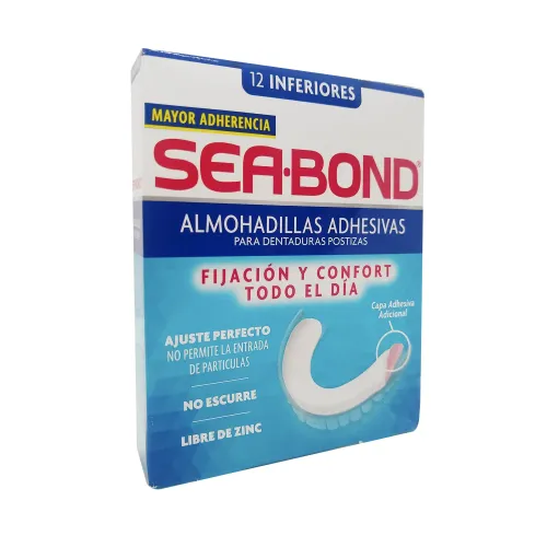 ALMOHADILLAS ADHESIVAS SEA-BOND INFERIOR - 12 Piezas