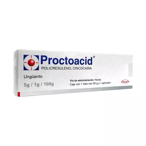 PROCTOACID 5/1 g 50 Gramos