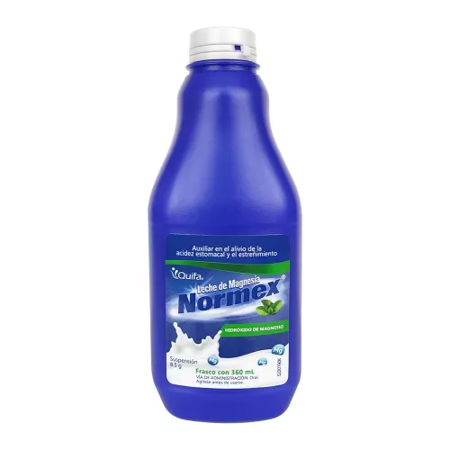 NORMEX Leche de Magnesia 8.5 g 360 Mililitro