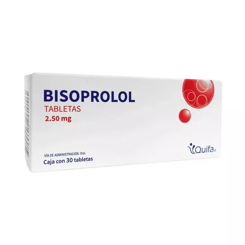BISOPROLOL 2.50 mg 30 Tableta(s)