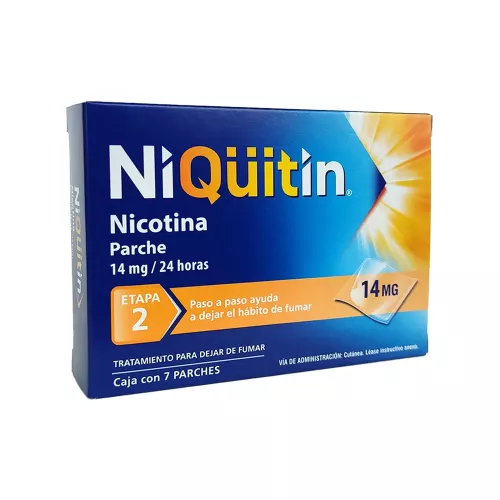 NIQUITIN ETAP-2 14 mg 7 Pieza