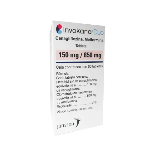 INVOKANA DUO 150/850 mg 60 Tableta(s)