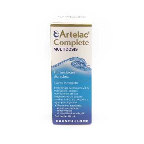 ARTELAC COMPLETE MDO. Sin Conservadores Gotero con 10mL