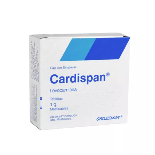 CARDISPAN MASTICABLE 1 g 20 Tableta(s)