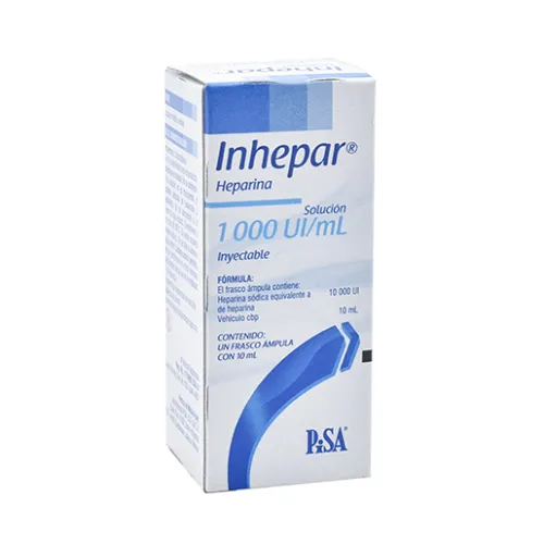 INHEPAR 1000 UI / mL 1 Frasco