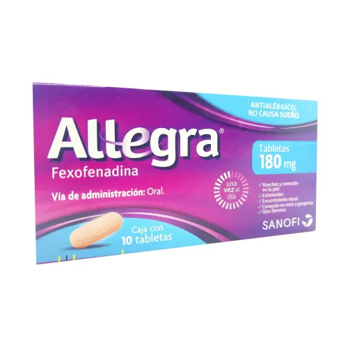 ALLEGRA 180 mg 10 Comprimido(s)