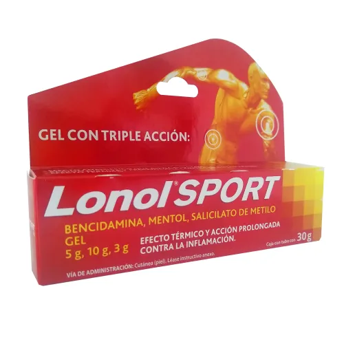 LONOL SPORT 5/3/10 g Gel 30 gramos