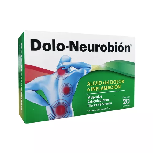 DOLO-NEUROBION 50/50/50/0.25 mg 20 Tabletas