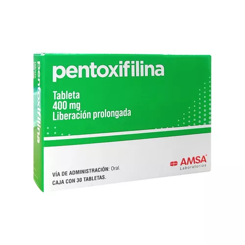 PENTOXIFILINA 400 mg 30 Tableta(s)
