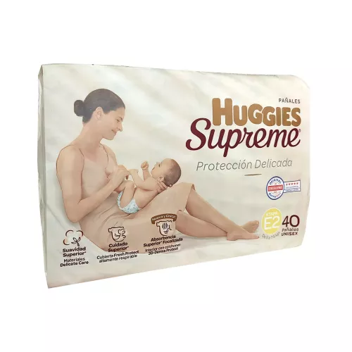 HUGGIES SUPREME PAÑAL UNISEX E2 40pz