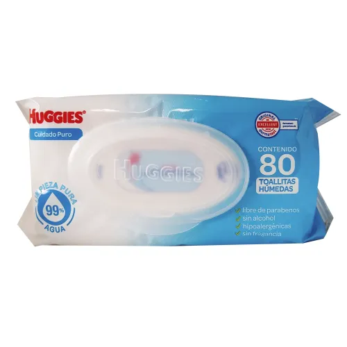 TOALLITAS HUGGIES HUM CUIDADO PURO