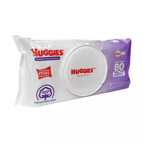 TOALLITAS HUMEDAS HUGGIES CUIDADO HUMECTANTE - 80pzs