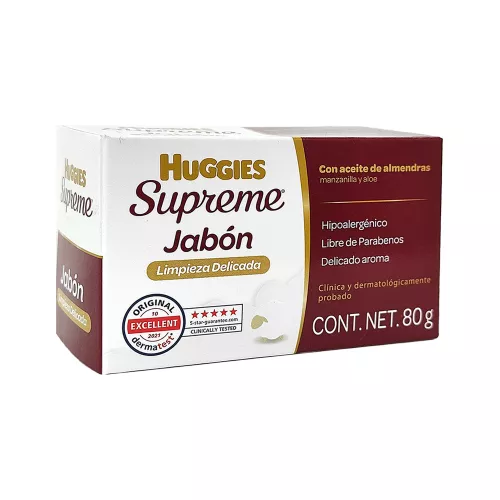 JABON HUGGIES MANZANILLA-ALOE 80 G