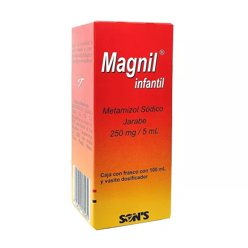 MAGNIL INFANTIL METAMIZOL SÓDICO  250mg / 5mL   JARABE 100mL 