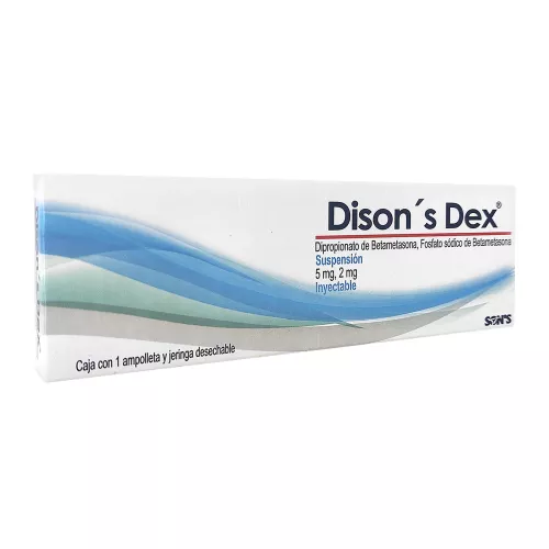 DISONS DEX SUSPENSION INYECTABLE 5mG / 2mG 1 AMPOLLETA