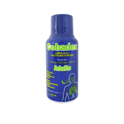 COBADEX ADULTO 225/225 mg 120 Mililitros