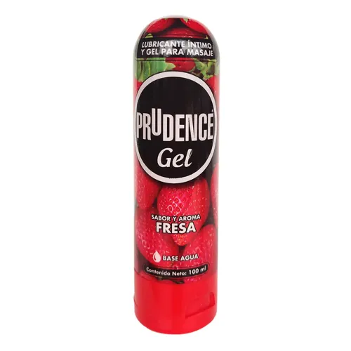 LUBRICANTE PRUDENCE GEL FRESA - 100mL