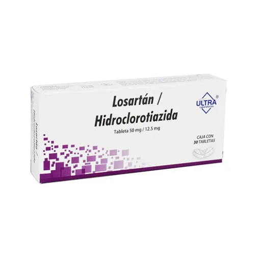 HIDROCLOROTIAZIDA / LOSARTAN 12.5/50 mg 30 Tableta(s)