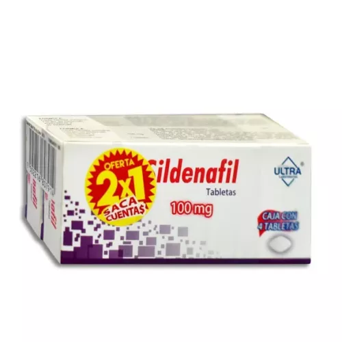SILDENAFIL 100 MG 2X1 C/4