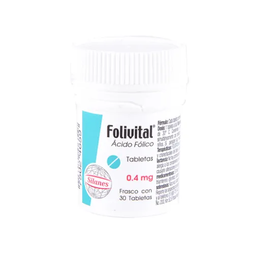 FOLIVITAL 0.4 mg 30 Tableta(s)