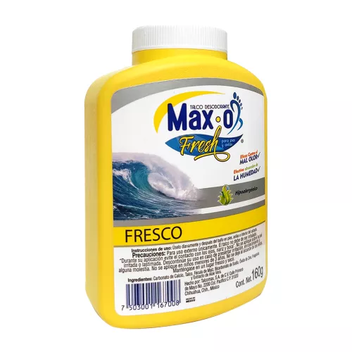 TALCO DESODORANTE MAX-O FRESH  160g