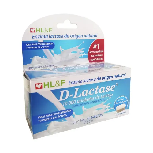 D-LACTASE 0.4 g 45 Tableta(s)
