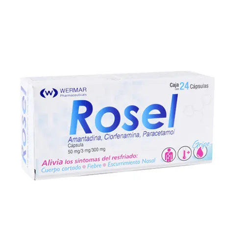 ROSEL 50/3/300 mg 24 Cápsula(s)