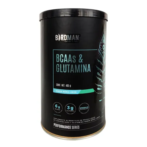 BCAAS Y GLUTAMINA MORA - LIMON
