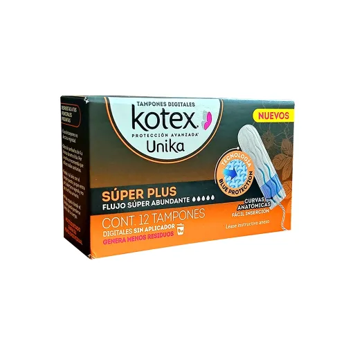 TAMPONES KOTEX - 12 Tampones