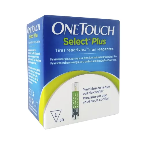 TIRAS REACTIV ONE TOUCH SELECT PLUS 50 Tiras