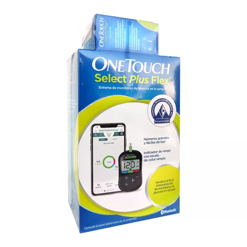 ONE TOUCH MEDIDOR SELECT PLUS+DISP. PUNCION+25 TIRAS + 10 LANCETAS