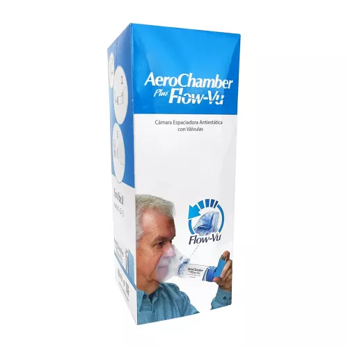 AEROCHAMBER PLUS FLOW-VU ADULTO G- 1 Pieza