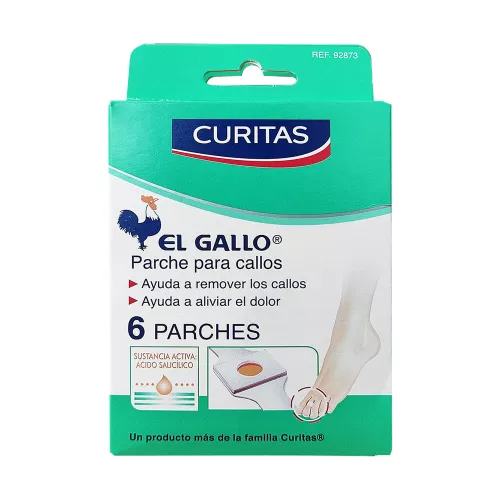 PARCHE PARA CALLOS EL GALLO CURITAS 6pz