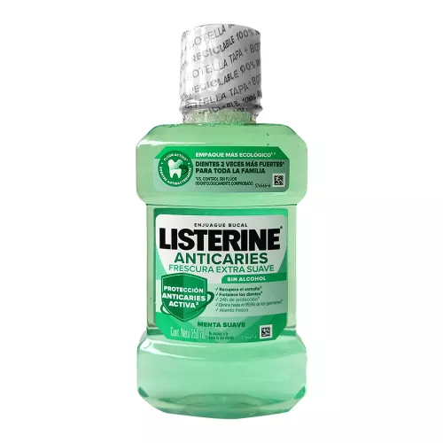 ENJUAGUE BUCAL LISTERINE ANTICARIES 250mL
