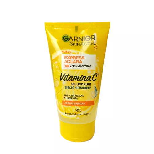 GEL LIMPIADOR GARNIER SKINACTIVE EXPRESS ACLARA  150 G