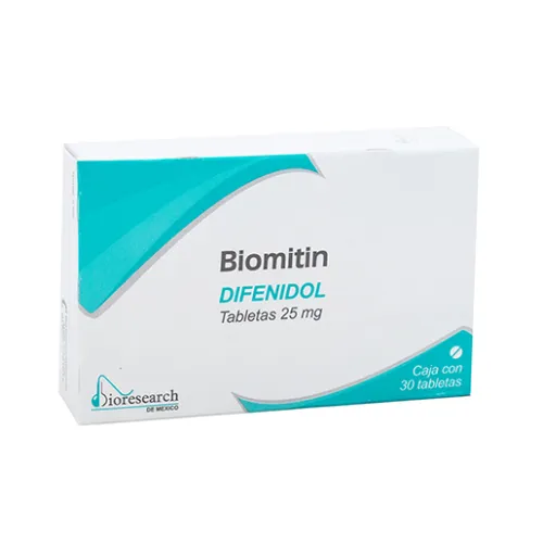 DIFENIDOL 25 mg 30 Tableta(s)
