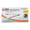JERINGA DESCHABLE PARA INSULINA BD ULTRA FINE 1 mL 31g X 6mm 30pz miniatura 1