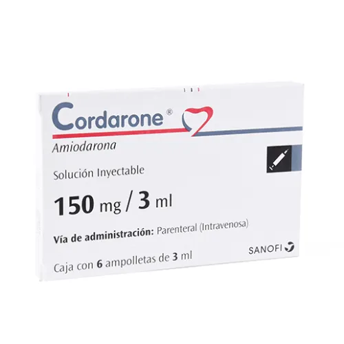 CORDARONE 150 mg/3 ml 6 Ampolleta