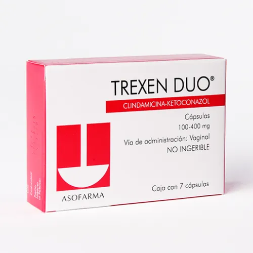 TREXEN-DUO 100/400 mg 7 Óvulo